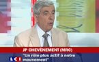 Jean-Pierre Chevènement invité de Christophe Barbier sur LCI lundi 23 juin à 8h15