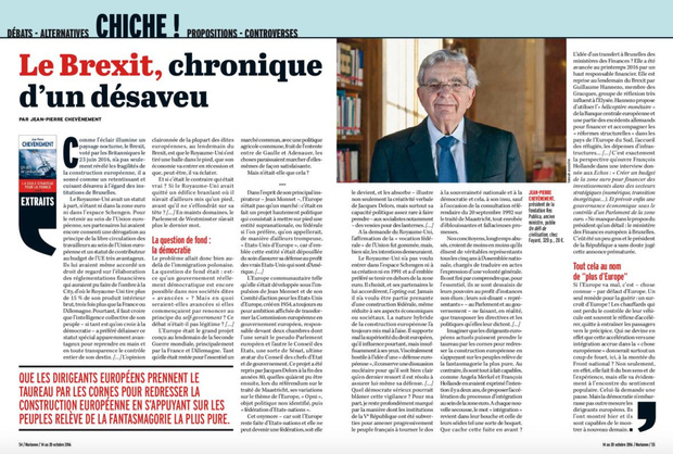 Le Brexit, chronique d'un désaveu Le Brexit, chronique d'un désaveu
