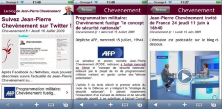 Page d'accueil, page article avec texte, page article avec vidéo