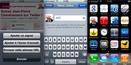 Connaissez-vous le blog de J-P. Chevènement en version iPhone ou mobile ?