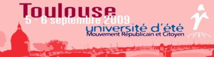 Venez nombreux à l'université d'été du Mouvement Républicain et Citoyen !