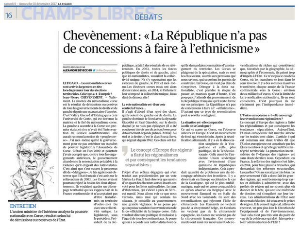 "La République n'a pas de concessions à faire à l'ethnicisme" "La République n'a pas de concessions à faire à l'ethnicisme"