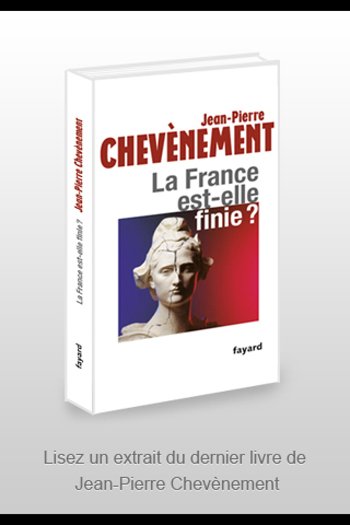 Mettez à jour l'application iPhone de Jean-Pierre Chevènement et lisez un extrait de 