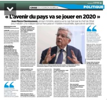 Entretien au Parisien : 