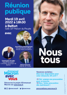 Meeting de soutien à Emmanuel Macron à Belfort