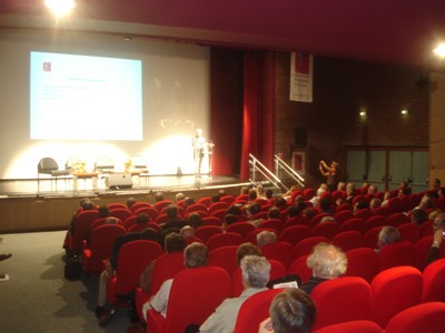 La salle des débats au Kursaal de Dunkerque / Saint-Pol-sur-Mer
