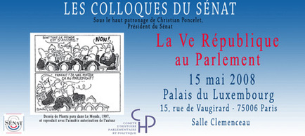 Jean-Pierre Chevènement au colloque « la Vème République au Parlement » Jean-Pierre Chevènement au colloque « la Vème République au Parlement »