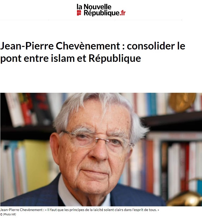 "Il faut que les principes de la laïcité soient clairs dans l'esprit de tous"