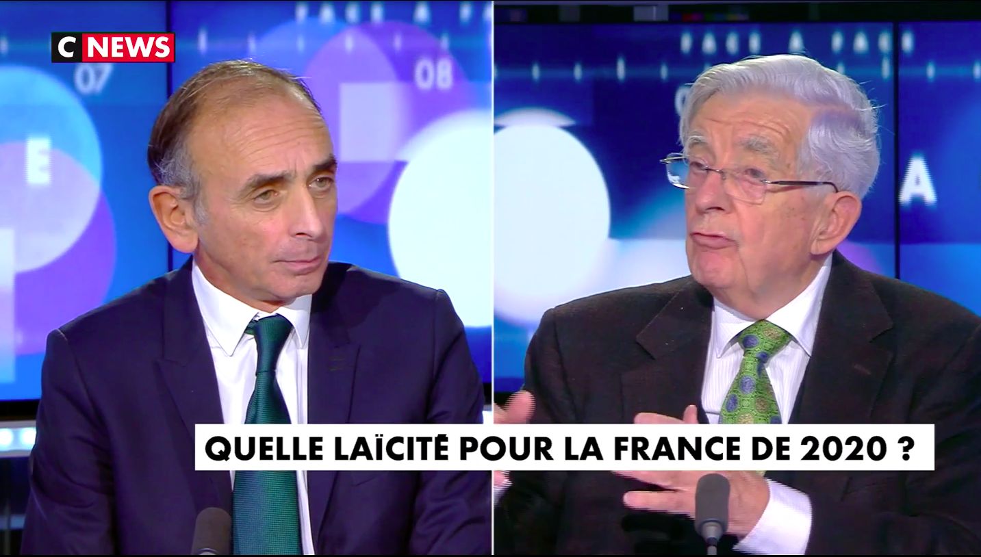 Débat sur CNews avec Éric Zemmour : "La France s’identifie à la croyance en la raison humaine"