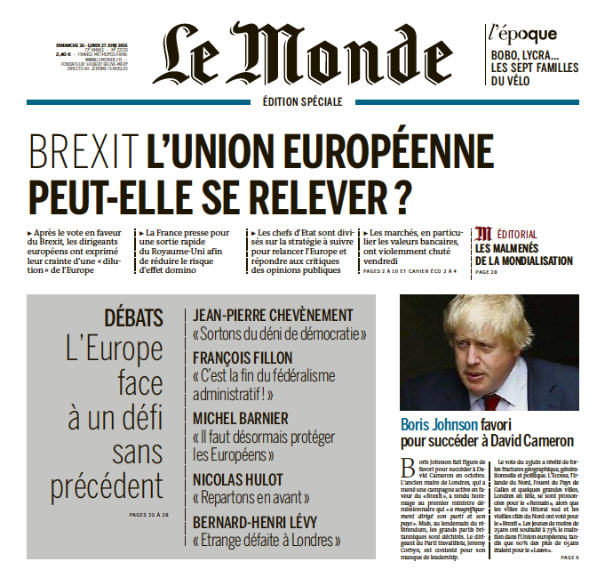 Sortons du déni de démocratie en Europe Sortons du déni de démocratie en Europe