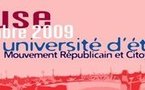 Le programme final de l'université d'été du Mouvement Républicain et Citoyen